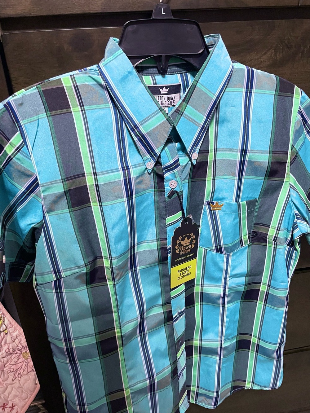 Upsett Clothing Blue Button-Up